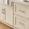 Liga de zinco cor níquel escovado gota d'água puxador de porta de guarda-roupa moderno fosco simples furo único puxador de gaveta armário armário de vinho