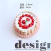 Nuevo Pastel de Hamburguesa Croissant Simulado Resina Comida Grande Juguete DIY Accesorios Imán para Refrigerador