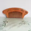 Peine de Madera Pequeño con Forma de Luna, Portátil, para Hoteles y Casas de Huéspedes, Al Por Mayor, Tallado y Grabado, Directo de la Fábrica Fuente