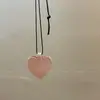 Estilo Igual de Celebridad de Internet de Corea del Sur Simple Amor Cuero Soporte para Gafas Collar Moda Portátil Llave Soporte para Gafas de Sol Cadena para el Cuello