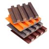 Fábrica de Comercio Exterior Paneles de Pared de Rejilla de Madera Maciza Paneles de Gran Muralla de Madera con Veta de Madera Minimalista Moderno Diseño Cóncavo-Convexo Paneles de Rejilla de Madera Lujo Ligero