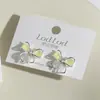 Pendientes de Mariposa Frescos y Suaves para Mujer, Accesorios Versátiles de Estilo Sencillo de Nicho para el Día a Día y el Trabajo, Pendientes al por Mayor de Yiwu