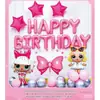 Set de Globos de Cumpleaños Más Vendido Transfronterizo Decoración para Fiesta Temática Miércoles Juguete de Dibujos Animados para Niños