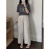 Pantalones Casuales Versátiles de Nueve Puntos Estilo Coreano Simples para Mujer, Primavera y Otoño 2026, Pantalones Casuales Sueltos Versátiles, Populares en Xiaohongshu