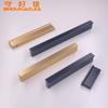 Manija en Forma de T Oxidada de Aluminio Espacial, Negra y Dorada, para Gabinetes, Armarios y Puertas de Gabinete, Manija Recta Larga, Lujo Ligero