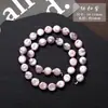 Perlas de Agua Dulce Naturales Cuentas Pequeñas de Plata Cuentas Sueltas Productos Semiacabados Cuentas Perforadas DIY Collar Pulsera Hecho a Mano Venta al por Mayor
