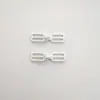 Hebillas de Nailon Recubierto en Blanco y Negro para Accesorios de Ropa Interior, Hebilla Ajustadora de Tirantes de Sujetador de Figura de Ocho Fabricante