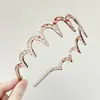 Diadema de Dientes Estilo Coreano para Mujer, Versátil para Lavarse la Cara, Pinza para el Cabello de Moda, Diadema de Gafas en Forma de U