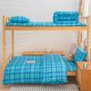 Conjunto de Cama Estudantil de Algodão 40S Desenho Animado Conjunto de Seis Peças Almofada Colchão Dormitório de Funcionários Edredom Conjunto de Três Peças de Algodão Puro