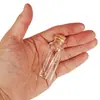 Botella Pequeña de Aceite Esencial Botella de Aromaterapia para Flores Secas Botella de Cristal para Deseos con Tapón de Madera