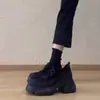 Zapatos Mary Jane casuales para mujer con plataforma de suela gruesa que aumentan la altura, nuevos zapatos de plataforma con lazo vintage de nicho 2026, zapatos de salón estilo ballet