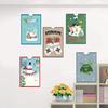 10 Tarjetas de Navidad Pegatinas de Pared Pintura Artística Tarjetas Decorativas DIY Pared Dormitorio Sala de Estar Dormitorio Pintura Decorativa