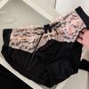 Estilo Dulce Pura Lujuria Encaje Ropa Interior para Mujer Entrepierna de Algodón Puro Antibacteriano 2025 Nuevo Satén Sexy Ropa Interior de Algodón para Mujer