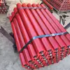 Soporte de rodillo con barra de nylon y amortiguador de goma, rodillo resistente a la corrosión, retardante de llama, antiestático, ligero por peso propio, rodillo de soporte para cinta transportadora