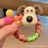 Tiara de Cabeça de Cachorro Desenho Animado Fofo 2024 Nova Elegante Simples Alta Elasticidade Durável Elástico Corda de Cabelo Tiara de Cabeça Acessório de Cabelo