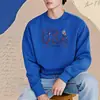 Sudadera de cuello redondo transfronteriza con estampado de EE. UU. Amazon Wish Venta al por mayor Producto de Temu Borgoña