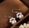Colar de Contas Garra de Gato Gancho de Orelha Novo Popular Pingente Luxo Leve Moda Exquisito Elegante Versátil Joia Colar Gancho de Orelha