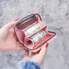 Billetera Corta Nueva 2026 para Estudiantes Mujeres, Monedero con Cremallera, Lindo Monedero Mini Fresco Estilo Coreano Floral