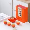 Todo va bien con el juego de té traje tetera de caqui creativa taza de té juego de té de cerámica regalo de mano actividades de apertura pequeños regalos
