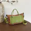 Bolso de hombro cruzado versátil y simple a cuadros para mujer, nuevo 2026, gran capacidad, para el trabajo, un bolso elegante y versátil