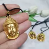 Collar Colgante Cabeza de Buda Grande Tathagata Cadena de Caballa Vietnamita Tienda de Oro Igual en Línea Celebrante Suministro de Joyería en Vivo