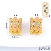 Cuentas de Goteo de Aceite Chapadas en Oro de la Dinastía Tang, Accesorios Vintage, Accesorios para Pulseras, Cuentas Sueltas, Cuentas Espaciadoras, Accesorios para Joyería DIY al por Mayor