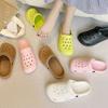 Novos sapatos de comércio exterior masculinos verão sola macia praia à beira-mar baotou sandálias e chinelos leves simples para mulheres