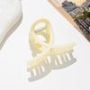 Presilha de cabelo pequena fosca simples de cruz estilo coreano para meio rabo de cavalo prendedor de cabelo macaron infantil proteção ambiental coque de cabelo clip de banho