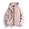 Ropa de trabajo para actividades al aire libre de otoño e invierno para compra grupal personalizada, chaqueta de montañismo tres en uno a prueba de viento e impermeable para hombres y mujeres