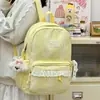 Mochila de Encaje Delicada Estilo Coreano Ins Hada Nueva para Estudiantes de Secundaria, Bolso Escolar de Alto Valor, Mochila de Viaje