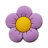 Flor de Sapato Colorida Flor de Sete Cores Sapato com Furo para Flor Acessórios diy Fivela de Sapato de Borracha Macia PVC Acessórios de Sapato Removíveis Fivela Decorativa