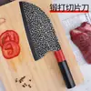 Faca de Cozinha Polida Espelho para Uso Doméstico, Aço Inoxidável, Lâmina Afiada, Faca de Cozinha de Dupla Finalidade para Fatiar e Cortar Carne, Forjada em Yangjiang