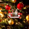 Novo Desenho Animado de Natal Transfronteiriço Velhinho Presente Árvore de Natal da Floresta Acrílico Avião Retrovisor Pingente de Casa