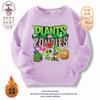 Plantas vs.. Ropa de Zombies Sudaderas para Niños Primavera y Otoño Niños Medianos y Mayores Terciopelo con Estampado de Dibujos Animados para Niños y Niñas Otoño e Invierno