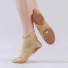 Zapatos de baile para mujer adulta, zapatos de baile elásticos de suela suave, zapatos de baile de jazz moderno de caña alta, zapatos de ejercicio tejidos Bisaifei