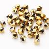 Acessórios de cabelo atacado novo borda de conta de cristal furo na conta quadrada acessórios para joias diy pulseira de contas soltas acessórios para brincos