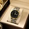 Reloj Fretilon para Hombre de Negocios Automático No Mecánico Resistente al Agua Luminoso Doble Calendario Reloj de Cuarzo Nuevo Reloj de Pulsera