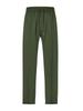 Pantalones casuales de verano para hombre europeos y americanos transfronterizos, holgados, transpirables, de cintura alta con cordón, tejidos de sarga de imitación algodón