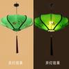 Linternas Clásicas Chinas, Linternas de Melón de Invierno Estilo Chino, Linternas Modernas de Tela Elástica Pintadas a Mano con Forma Irregular, Linternas Colgantes