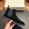 Botas Chelsea Masculinas de Couro Genuíno Fosco Mais Vendidas Transfronteiriças STN Simples Solado Macio Botas Curtas Versáteis para o Dia a Dia Casuais Botas de Cano Alto