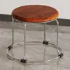 Silla de Parque para el Hogar Taburete Engrosado Taburete de Acero Reforzado Silla de Parque Taburete Económico para Restaurante de Comida Rápida Taburete Redondo de Ampolla