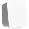 Caja de almacenamiento de plástico para bastoncillos de algodón, tapa abatible para pared, a prueba de polvo e impermeable, colgador, adhesivo de pared sin costuras, caja de almacenamiento sellada sin perforaciones