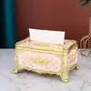 Caja de Pañuelos Estilo Europeo Desmontable para Sala de Estar en Casa, Caja de Servilletas para Restaurante Occidental, Caja de Almacenamiento de Pañuelos para Mesa de Café