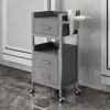 Gabinete para Cortar el Cabello de Barbería, Herramientas de Salón de Peluquería, Gabinete de Herramientas de Peluquería, Carrito de Salón de Belleza Equipo Estándar