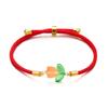 Pulsera con cordón de cuerda roja de tulipán transfronterizo europeo y americano, pulsera sencilla y fresca de moda para mujer, venta al por mayor de fábrica