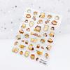Pegatinas de uñas tridimensionales finas y resistentes con relieve de camuflaje oso Lolita dulce y lindo Gato Mágico pegatinas para uñas