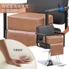 Silla de Peluquería Infantil Hongzi Factory al por Mayor Transfronteriza de Cuero PU Rellena de Esponja de Alta Densidad Asiento Elevador con Hebilla