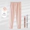 Pijama de Franela Yu Zhaolin para Mujer en Invierno, Forrado de Felpa, Engrosado, Pantalones de Dibujos Animados Cálidos, Pantalones Casuales Usables para el Hogar