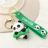 Llavero de Panda de Bambú Lindo Transfronterizo Muñeca de Mochila de Panda Gigante de Sichuan Colgante de Muñeca Regalo Pequeño Venta al por Mayor