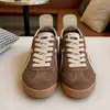 Tênis de Treino Planos Color Block Alemães para Mulheres, Novidade Versátil Retro Casual Esportivo Primavera e Outono 2026, Tênis Forrest Gump